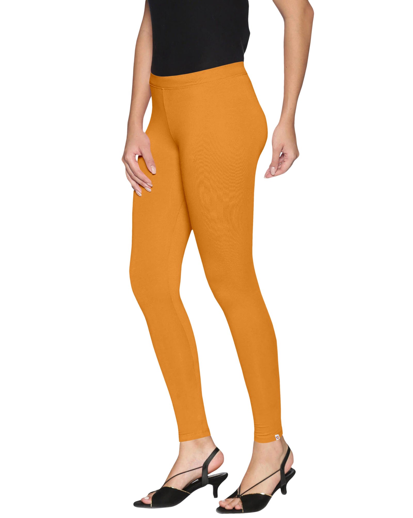 MUSTARD YELLOW LEGGINGS - Image 2
