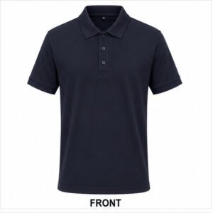 Black Polo T-Shirt | Wholesale