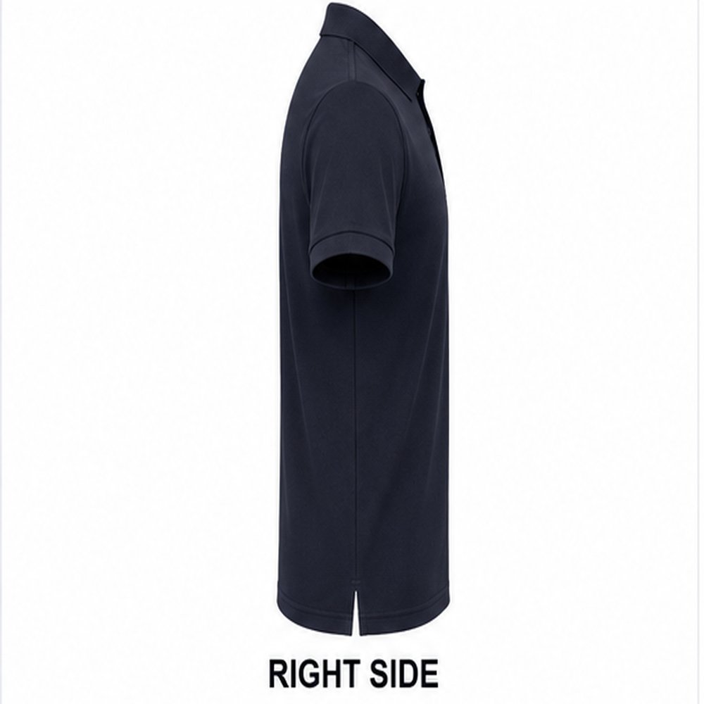 Black Polo T-Shirt | Wholesale - Image 2