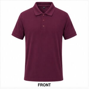 Maroon Polo T-Shirt | Wholesale