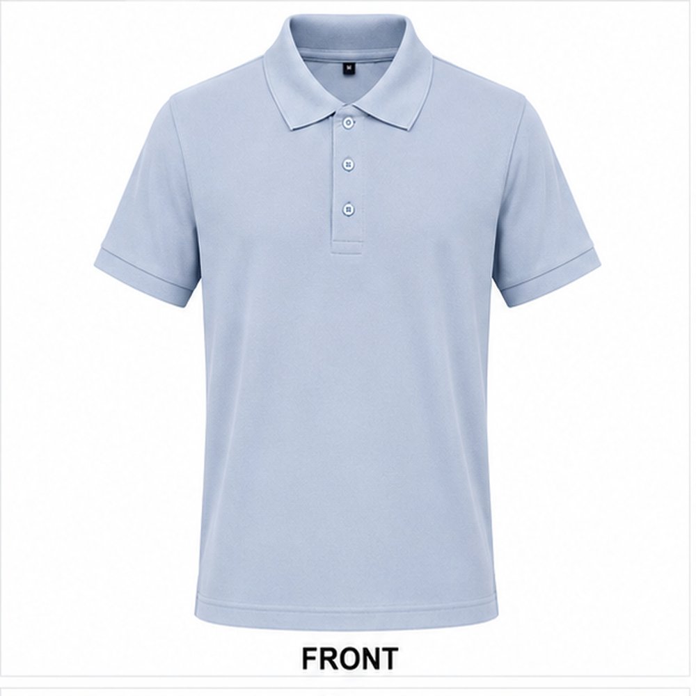 Ice Blue Polo T-Shirt | Wholesale