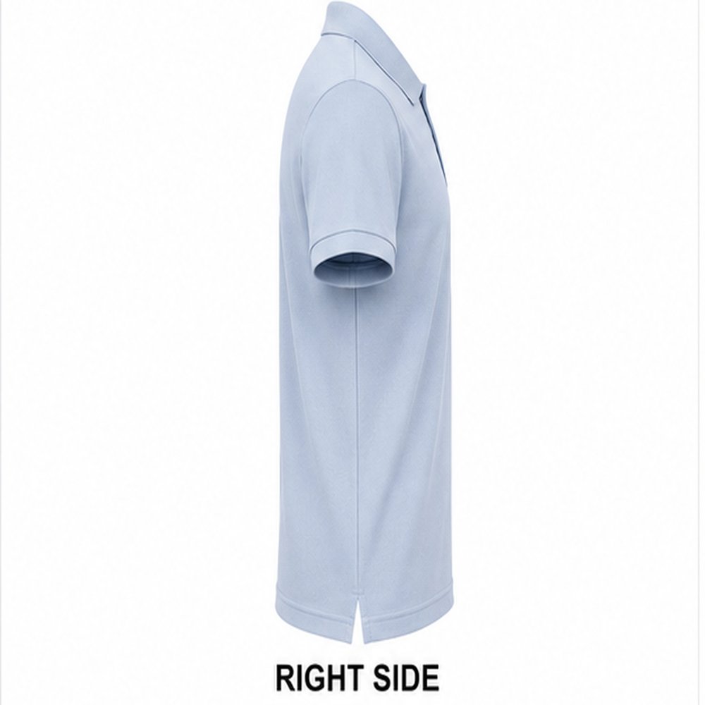 Ice Blue Polo T-Shirt | Wholesale - Image 2