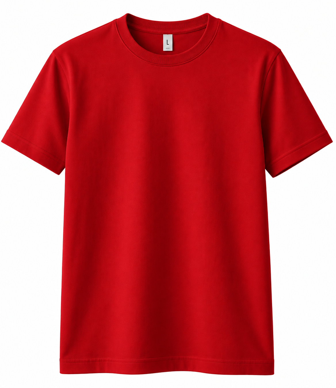 Plain Round Neck T-Shirts - Image 2
