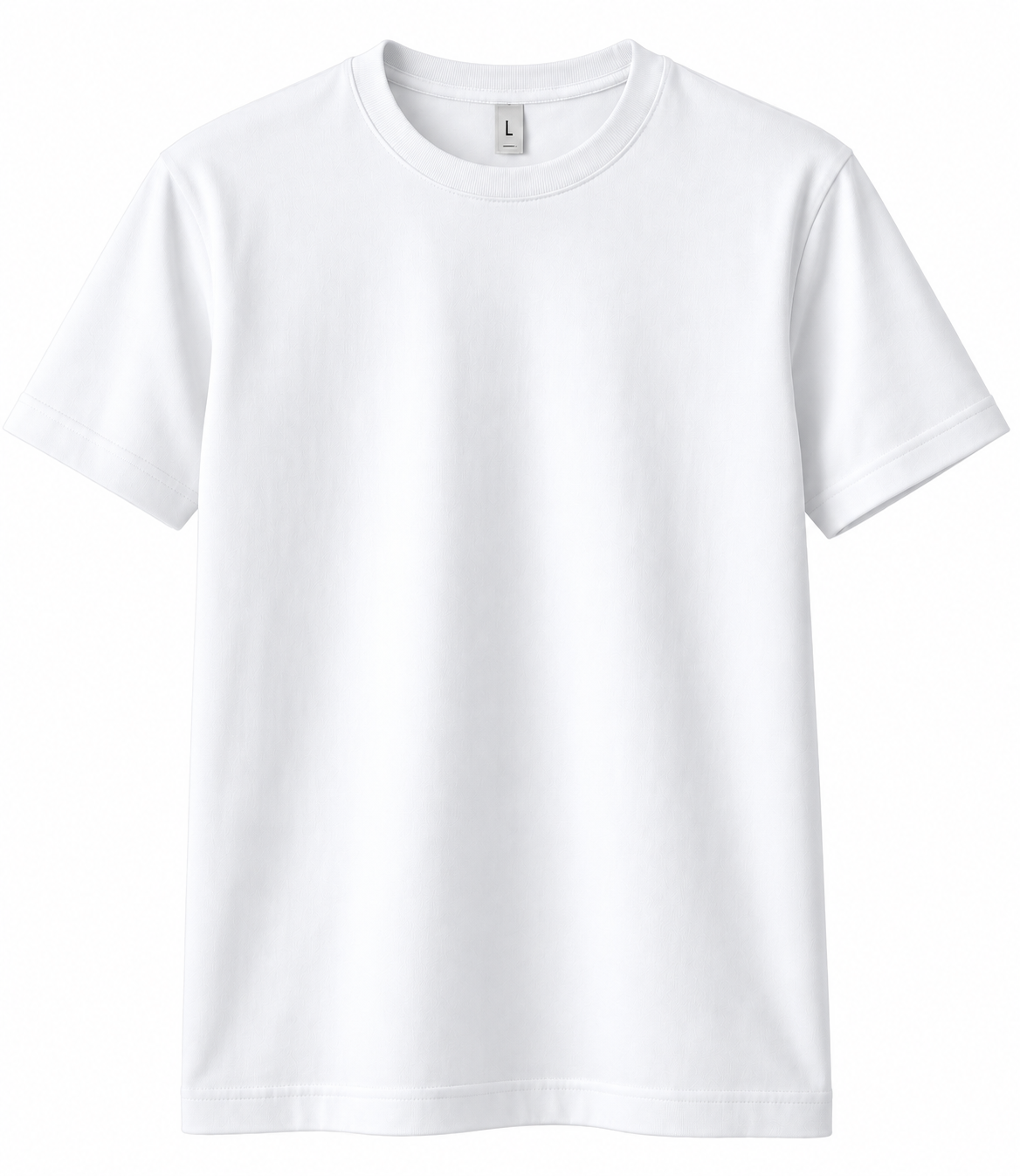 Plain Round Neck T-Shirts - Image 3